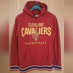NBA Cleveland Cavaliers Mens Red Hooded Sweatshirt